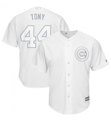 Cubs 44 Anthony Rizzo Tony White 2019 Players Weekend Player Jersey