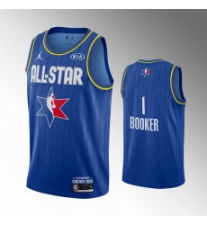 Suns 1 Devin Booker Blue 2020 NBA All Star Jordan Brand Swingman Jersey