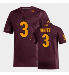 Men Arizona State Sun Devils Rachaad White Replica Maroon Football Jersey