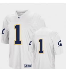 Men California Golden Bears 1 White College Football Colosseum Jersey