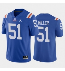 Florida Gators Ventrell Miller Royal Throwback Men'S Jersey