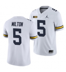 Michigan Wolverines Joe Milton White College Football Men'S Jersey