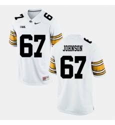 Jaleel Johnson White Iowa Hawkeyes Alumni Football Game Jersey