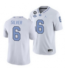 North Carolina Tar Heels Keeshawn Silver White Game Football Replica Jersey