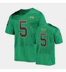 Men Notre Dame Fighting Irish Manti Te'O College Football Green Replica Jersey