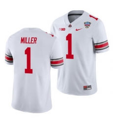 Ohio State Buckeyes Braxton Miller White 2021 Sugar Bowl College Football Jersey