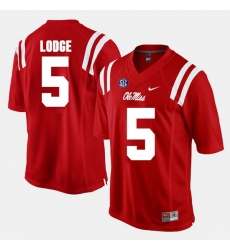 Damarkus Lodge Red Ole Miss Rebels Alumni Football Game Jersey