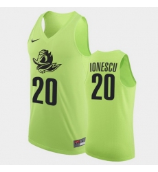 Men Oregon Ducks Sabrina Ionescu Authentic Apple Green College Basketball Jersey