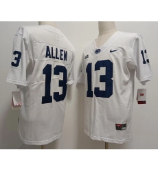 Men Penn State Nittany Lions #13 Kaytron Allen White College Football Jersey II