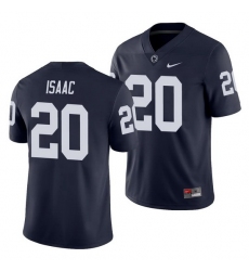 penn state nittany lions adisa isaac navy college football men's jersey