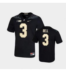 Men Purdue Boilermakers David Bell Game Football Black Jersey