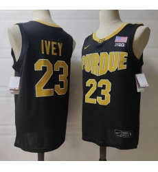 Purdue Boilermakers 23 Jaden Ivey Black Stitched Jersey