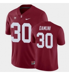 Men Stanford Cardinal Levani Damuni College Football Cardinal Game Jersey