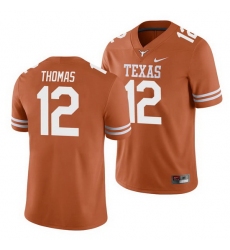 Texas Longhorns Earl Thomas Texas Orange College Football Men'S Jersey