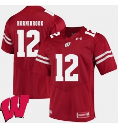 Men Wisconsin Badgers Alex Hornibrook Red Alumni Football Game Ncaa 2018 Jersey