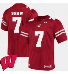 Men Wisconsin Badgers Bradrick Shaw Red Alumni Football Game Ncaa 2018 Jersey