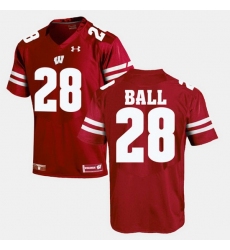 Men Wisconsin Badgers Montee Ball Alumni Football Game Red Jersey