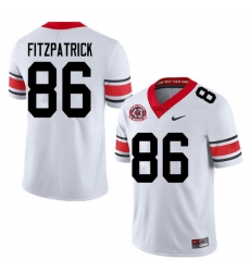 2020 Men #86 John FitzPatrick Georgia Bulldogs 1980 National Champions 40th Anniversary College Foot