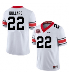 Men #22 Javon Bullard Georgia Bulldogs Nationals Champions 40th Anniversary College Football Jerseys