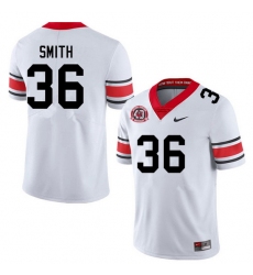 Men #36 Colby Smith Georgia Bulldogs College Football Jerseys Sale-40th Anniversary