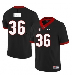 Men Georgia Bulldogs #36 Latavious Brini College Football Jerseys Sale-White