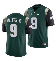 Michigan State Spartans Kenneth Walker Iii Green College Football Men Jersey