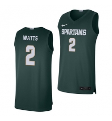 Michigan State Spartans Rocket Watts Green Limited Michigan State Spartans Jersey