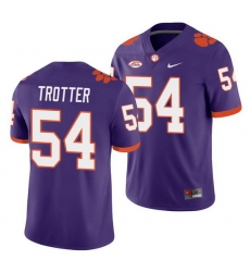 Clemson Tigers Mason Trotter Purple College Football Men'S Jersey