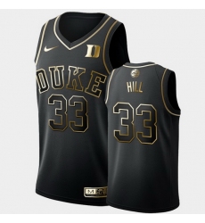 Duke Blue Devils Grant Hill Black 2019 Golden Edition Men'S Jersey