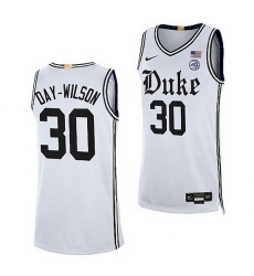 Duke Blue Devils Shayeann Day Wilson White Cameron Brotherhood 2021 22Limited Basketball Jersey