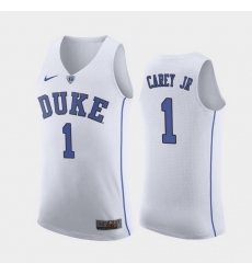 Duke Blue Devils Vernon Carey Jr. White Replica Men'S Jersey