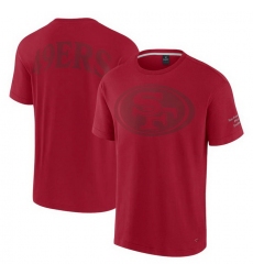 Men Fanatics Scarlet San Francisco 49Ers Elements Iconic T Shirt