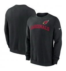 Men Nike Black Arizona Cardinals Club Pullover Sweatshirt