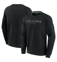 Men Fanatics Black Atlanta Falcons Elements Unlimited Fleece Pullover Sweatshirt