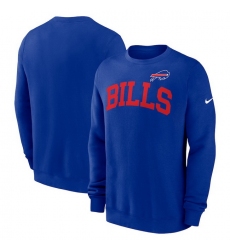 Men Nike Royal Buffalo Bills Club Pullover Sweatshirt