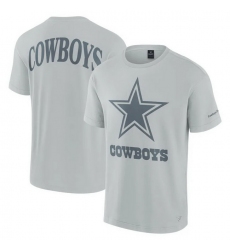 Men Fanatics Gray Dallas Cowboys Elements Iconic T Shirt