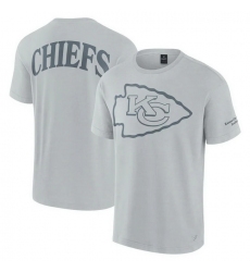 Men Fanatics Gray Kansas City Chiefs Elements Iconic T Shirt