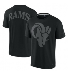 Men Fanatics Black Los Angeles Rams Elements Iconic T Shirt