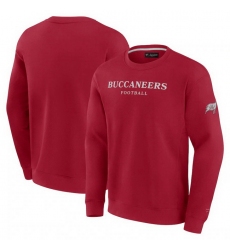 Men Fanatics Red Tampa Bay Buccaneers Elements Unlimited Fleece Pullover Sweatshirt