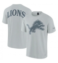 Men Fanatics Gray Detroit Lions Elements Iconic T Shirt