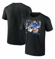 Men Jameson Williams Black Detroit Lions Nfl Flash Features Week 13 T Shirt