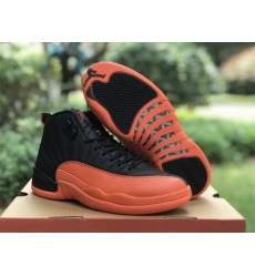 Air Jordan 12 Brilliant Orange Men Shoes  23F 055