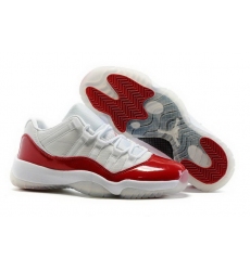 2016 Latest Girls Size Air Jordans 11 Low Cherry Cheap For Sale