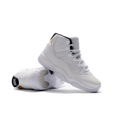 Air Jordan 11 Men Shoes White Cat