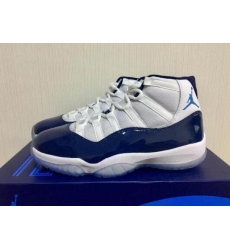 Air Jordan 11 Middle Night Blue Men Shoes