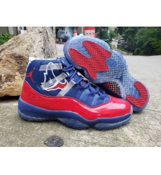 Air Jordan 11 Retro Houston Texans Version Men Shoes Navy Red