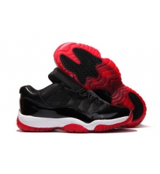 Air Jordan 11 Shoes 2013 Mens Low Black Red