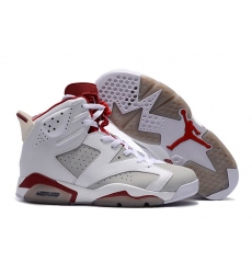 2017 Air Jordan 6 Retro Alternate White Pure Platinum Gym Red For Sale