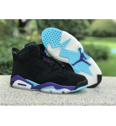 Air Jordan 6 Men Shoes Aqua Black 23F 035