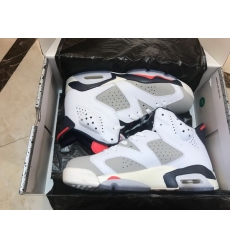 Air Jordan 6 Retro White blue infrared Men Shoes